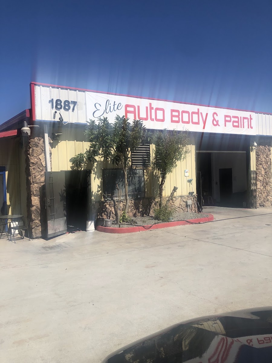 Elite Auto Body & Paint storefront at 1887 Nirvana Ave